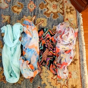 4 Infiniti Scarves,  new!